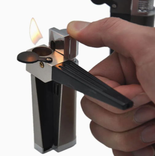 LIP "The Ultimate On-The-Go Tobacco Solution: Lighter + Pipe in One"